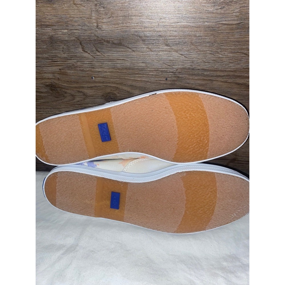 Keds Women's Chillax Twill Slip On‎ Sneaker, White/Peach Splatter, sz 6 - Picture 8 of 9